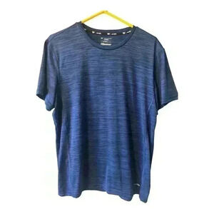 Tek Gear Mens Blue Dry Tek Tee, Medium